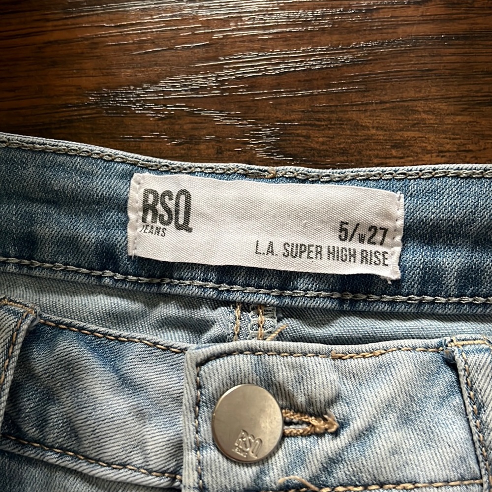 LIGHT WASH HI RISE SKINNY DENIM JEANS WOMENS SIZE 26 🐳